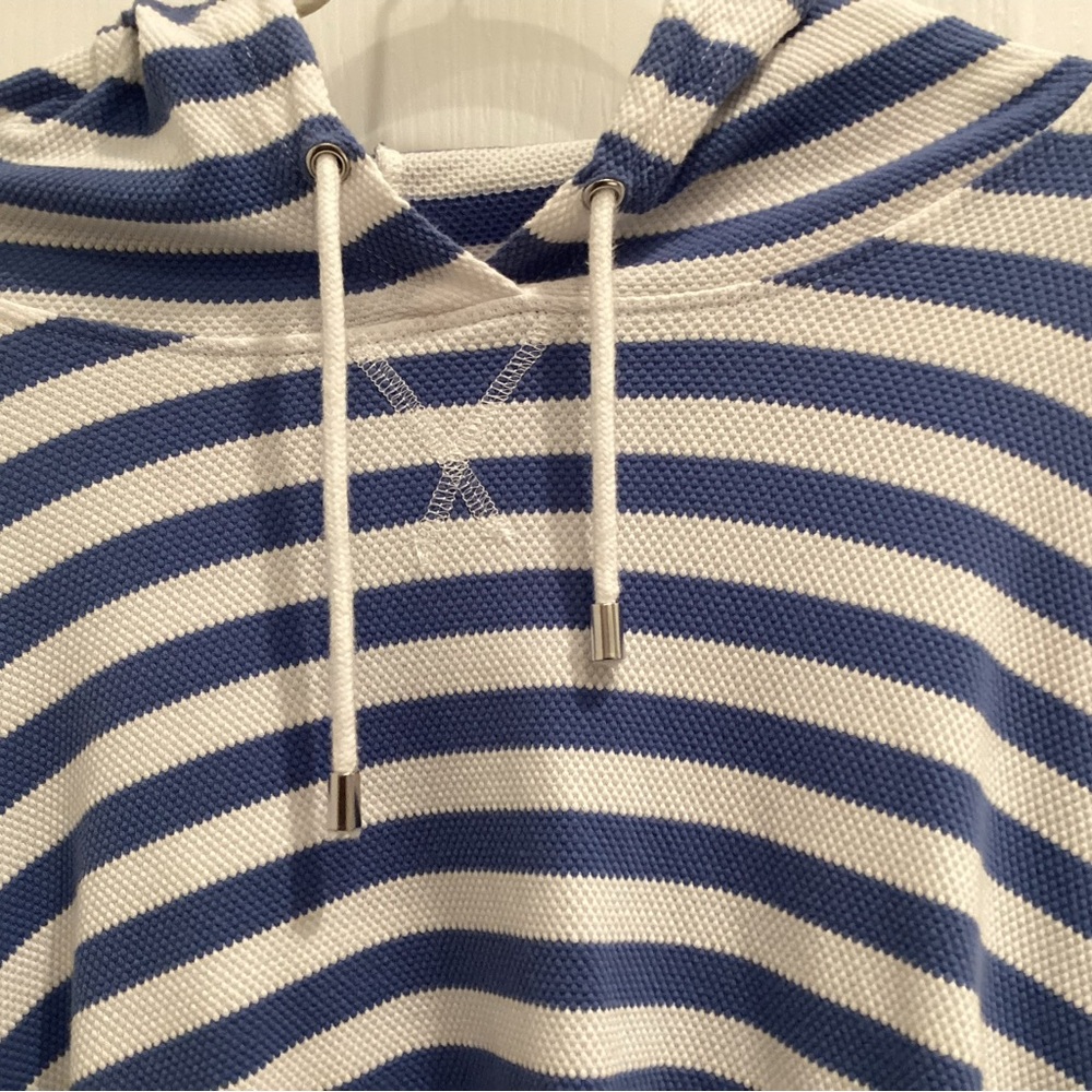 Tribal Navy and White Striped Knit Top - Picture 3 of 9
